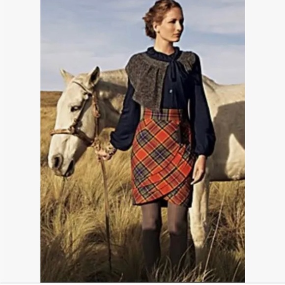 Anthropologie Plenty by Tracy Reese Easy Keeper plaid skirt (6) - Picture 3 of 8